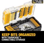 DEWALT Screwdriver Bit Set, 40 Pcs. Impact Ready, FlexTorq Impact Driver Bit Set with Storage Case (DWA2T40IR) - Image 4