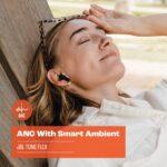 JBL Tune Flex - True Wireless Noise Cancelling Earbuds (White), Small - Image 4