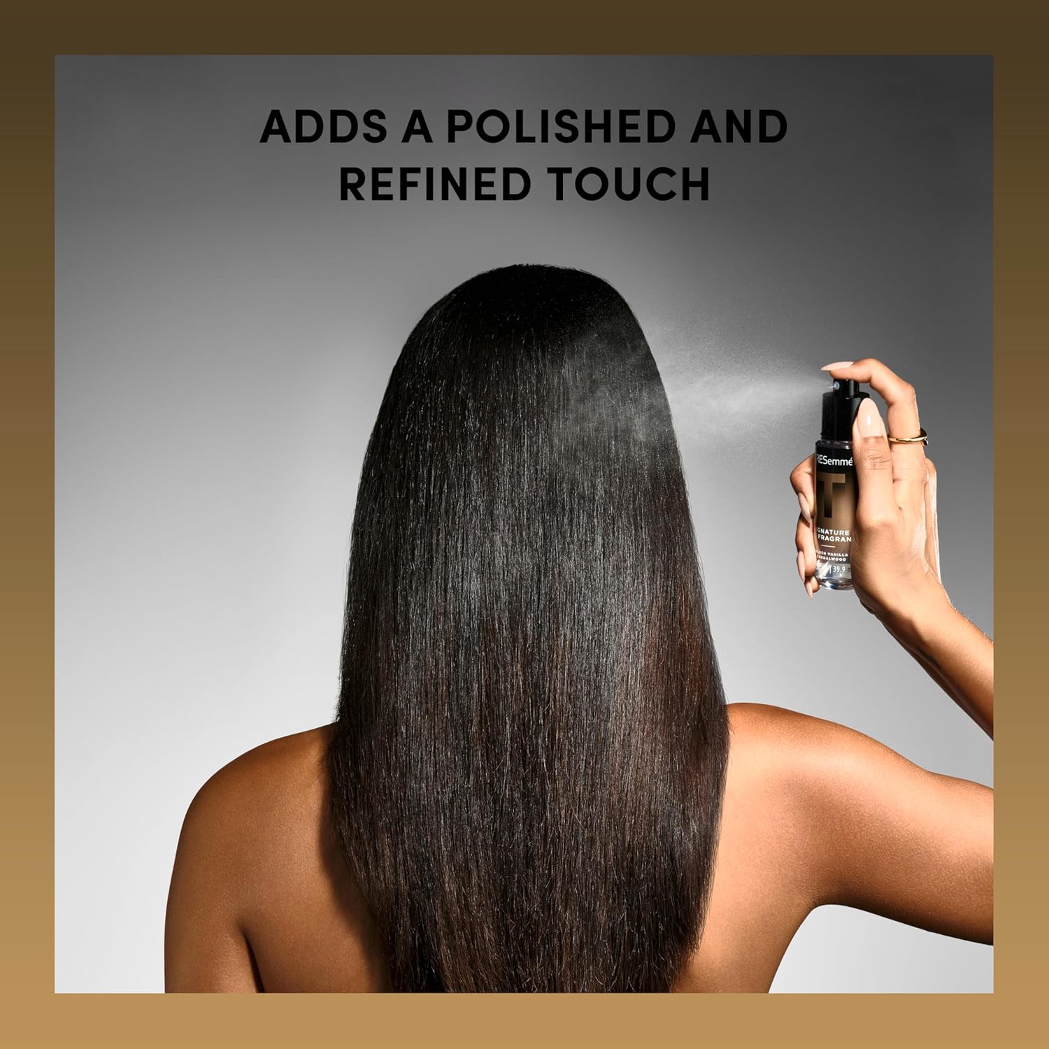 TRESemmé A-List Collection Signature Hair Fragrance 1 ct Golden Vanilla + Sandalwood Formulated Without Phthalates, Parabens + Synthetic Dyes, Developed & Safe for All Hair Types, 1.35 FL OZ - Image 9