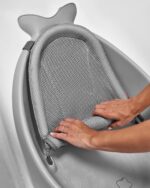 Skip Hop Infant Bath Tub 3-Stage Grow With Baby Smart Sling MOBY Bathtub Grey Age 0+ - Image 5