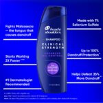 Head & Shoulders Anti-Dandruff Shampoo with 1% Selenium Sulfide, Clinical Strength Advanced Oil Control Twin Pack, Seborrheic Dermatitis Relief, Oily Scalp, 13.5 Fl Oz - Image 4