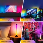 Ledagic Led Light Bar with Music Sync, Color Changing TV Backlight App & Remote Control, IC+RGB & W Smart RGB Light Bar, USB Powered Led Lights for TV, PC Room Monitor Backlight Gaming Accessories - Image 4