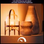 Philips Hue Smart LED A19 Bulb 4-Pack, Warm White Light 2700K, E26 Base, 9W, 810 Lumens, Dimmable LED Bulbs, Works with Alexa, Google Assistant, and Apple Home - Image 4