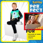 Pokemon Hoodie for Boys & Teens Hooded Sweatshirt Warm Anime Pikachu Sweater - Image 3