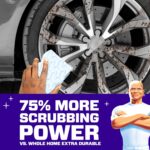 Mr. Clean Magic Eraser Sponge, All Purpose Cleaner, Long Lasting Cleaning Scrubber, Wall, Sneaker, Oven, Kitchen, Bathroom, Shower Cleaner, Cleaning Supplies, Whole Home Extra Durable XL, 8ct - Image 4
