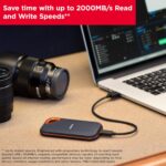 SANDISK 1TB Extreme PRO Portable SSD - Up to 2000MB/s - USB-C, USB 3.2 Gen 2x2, IP65 Water and Dust Resistance, Updated Firmware - External Solid State Drive - SDSSDE81-1T00-G25 - Image 4