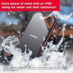 SANDISK 1TB Extreme PRO Portable SSD - Up to 2000MB/s - USB-C, USB 3.2 Gen 2x2, IP65 Water and Dust Resistance, Updated Firmware - External Solid State Drive - SDSSDE81-1T00-G25 - Image 5
