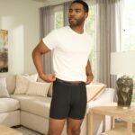 Hanes mens Underwear Boxer Briefs Pack, Cool & Breathable Cotton Moisture-wicking Underwear for Men, No Ride Up - Image 3