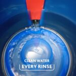 O-Cedar RinseClean Spin Mop & Bucket System + 2 Extra Mop Heads | Clean with Water | Removes 99% of Bacteria - Image 3