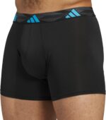 adidas Men's Microfiber Trunk Briefs (3-Pack) Performance Stretch Moisture-Wicking Underwear - Image 3
