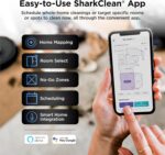 Shark AV2501AE AI Robot Vacuum with XL HEPA Self-Empty Base, Bagless, 60-Day Capacity, LIDAR Navigation, Perfect for Pet Hair, Compatible with Alexa, Wi-Fi Connected, Carpet & Hard Floor, Black - Image 6