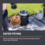Charbroil® The Big Easy® TRU-Infrared™ Cooking Technology Propane Gas Stainless Steel Oil-Less Turkey Fryer, Black - 17102065 - Image 6