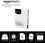 Amazon Basics Multipurpose Copy Printer Paper, 8.5 x 11 Inches, 20 lb, 92 Bright, White, 1 Ream (500 Sheets), Jam-Free - Image 3