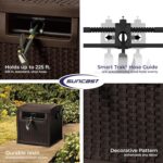 Suncast Hose Reel with Smart Trak Hose Guide, Water-Tight Connection, Durable Resin Construction, 225' Hose Capacity, Brown, Made in the USA - Image 3
