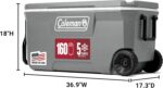 Coleman Ice Chest | 316 Series Wheeled Cooler - Image 2