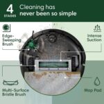 iRobot Roomba 104 2in1 Vacuum & Mop Robot - Self-Empties for 75 Days, Intense Power-Lifting Suction, Vacuums All Floors, Ideal for Pet Hair, LiDAR Smart Navigation Mapping, Mops Hard Floors - Image 4