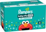 Pampers Diapers - Baby Dry - Size 4, 92 Count, Absorbent Disposable Infant Diaper (Packaging May Vary) - Image 6