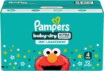 Pampers Diapers - Baby Dry - Size 4, 92 Count, Absorbent Disposable Infant Diaper (Packaging May Vary) - Image 7