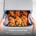 Ninja Air Fryer Toaster Oven Combo | 8-in-1 Functionality | Flip Up & Away for Storage Space | Air Fry Basket, Sheet Pan, Wire Rack & Removable Crumb Tray |1800 Watt | Stainless Steel | SP151 - Image 6