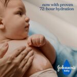 Johnson's Baby Lotion with Coconut Oil, Aloe Vera & Vitamin B5, 72 HR Hydration, Skin Moisturizer, Hypoallergenic, Newborn Safe, Protects From Dryness & Strengthens Skin, Baby Essentials, 13.6 fl. oz - Image 3