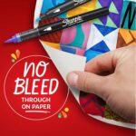 Sharpie Creative Marker Acrylic Paint Pens | Brush Tip Water-Based Paint Markers | Yellow | No-Bleed Ink Writes on Most Surfaces | School & Revision Supplies | 6 Count - Image 4