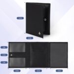 Pilot Wallet Passport Holder for Travel - RFID Blocking Genuine Leather Travel Document Holder with Gift Box Passport Wallet for Pilots Men and Women - Image 4