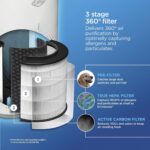 Clorox Medium Room Air Purifier True HEPA Replacement Filter, 1,000 Sq. Ft. Capacity, Removes 99.97% of Allergens up to 0.1 Micron, Compatible with 11030 & 11031, 1 Count (12030) - Image 4