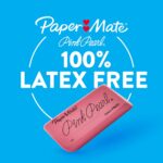 Paper Mate Pink Pearl Erasers, Medium, 24 Count - Back to School, Classroom, Teacher Supplies - Image 3