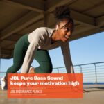 JBL Endurance Peak 3 - Dust and Water Proof (IP68) True Wireless Active Earbuds, JBL Pure Bass Sound, Up to 50 Total Hours of Playback with Speed Charge, Ambient Aware & Talk Thru (White) - Image 4