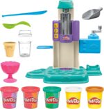 Play-Doh Rainbow Swirl Ice Cream Playset with 7 Pretend Play Kitchen Accessories, Arts and Crafts Toys for 3 Year Old Girls and Boys and Up - Image 4