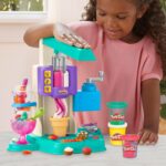 Play-Doh Rainbow Swirl Ice Cream Playset with 7 Pretend Play Kitchen Accessories, Arts and Crafts Toys for 3 Year Old Girls and Boys and Up - Image 6