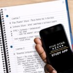 Five Star Advance Spiral Notebook + Study App, 5 Subject, College Ruled Paper, 8-1/2" x 11", 200 Sheets, Spiral Guard, Movable Tabbed Dividers, Black (73144) - Image 3