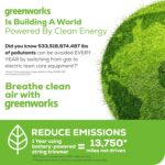 Greenworks 80V All-Terrain Brushless Edger, 8" Steel Blade, 2.25" Pro Depth & Tool-Free Adjust, 27cc Gas Power Equivalent, Battery and Charger Not Included - Image 5