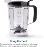 nutribullet Full-Size Blender Combo, Single-Serve & Large Capacity, 1200W, 64oz Pitcher, 32oz Cup, Extractor Blade, 3-Speed, Pulse, Smoothies, Soups, Sauces, Easy Cleaning, Matte Black, NBF50500AK - Image 4