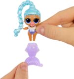 LOL Surprise Mermaids! Makeover Magic Baby Sisters 2 Pack with DIY Wearable Lip Gloss Makeup for You and Your Doll, Fun Water Play, Kids Gift Ages 4+ - Image 3