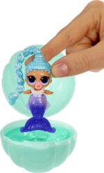 LOL Surprise Mermaids! Makeover Magic Baby Sisters 2 Pack with DIY Wearable Lip Gloss Makeup for You and Your Doll, Fun Water Play, Kids Gift Ages 4+ - Image 4