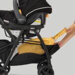 Chicco KeyFit Caddy Frame Stroller, Accepts All Chicco Infant Car Seats, Adjustable Handle, Parent Tray, Black/Black - Image 3