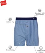 Hanes mens Underwear Boxers Pack, Cool and Breathable Cotton Underwear, Exposed and Comfortflex Waistbands, Multi-pack - Image 4