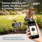 Orbit B-hyve XD 4-Port Smart Hose Watering Timer - App Controlled - Smart WeatherSense - Bluetooth Sprinkler Timer with Remote Control - Multi Outlet Yard Irrigation System - 24634 - Image 6