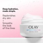 Olay Active Hydrating Cream Face Moisturizer, 1.9 fl oz - Image 3