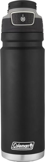 Coleman Autoseal FreeFlow Stainless Steel Water Bottle, Black, 24oz - Image 3