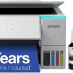 Epson EcoTank ET-2980 Wireless All-in-One Color Supertank Printer with Refillable Ink Tanks, 3 Years of Ink, Mobile Printing, 15 PPM, Color Touchscreen, Auto 2-Sided, White