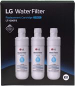 LG LT1000P3 6-Month / 200 Gallon Refrigerator Replacement Water Filter, 3 Count (Pack of 1), White - Image 3