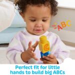 MEGA BLOKS First Builders Toddler Building Blocks Toy Set, ABC Learning Train with 60 Pieces, Ages 1+ Years - Image 4