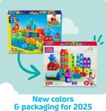 MEGA BLOKS First Builders Toddler Building Blocks Toy Set, ABC Learning Train with 60 Pieces, Ages 1+ Years - Image 6