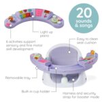 Infantino Music & Lights 3-in-1 Discovery Seat & Booster, Lavender | 20 sounds & songs, Converts from infant seat to booster, Fits dining or kitchen chairs, Includes removable snack tray - Image 3