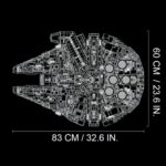 LEGO Star Wars Millennium Falcon - Building Set for Adults, Ages 16+ - Gift for Birthday - Movie Collectible Model Kit - Display in Home or Office - 75192 - Image 4