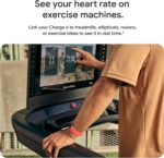 Fitbit Charge 6 Fitness Tracker with Google Apps - Heart Rate on Exercise Equipment - 3-Month Google Health Premium Membership Included - Health Tools - Porcelain/Silver - Small&Large Bands Included - Image 3