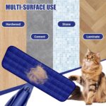 Microfiber Spray Mop for Floors Cleaning: Wet Dry Hardwood Floor Mops with 3 Washable Reusable Pads for Swiffer Powermop - Flat Mop with Sprayer for Tile Wood Laminate Vinyl Marble - Image 5