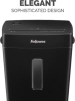 Fellowes P-40C 8 Sheet Cross-Cut Deskside Paper Shredder for Home Office - Image 6